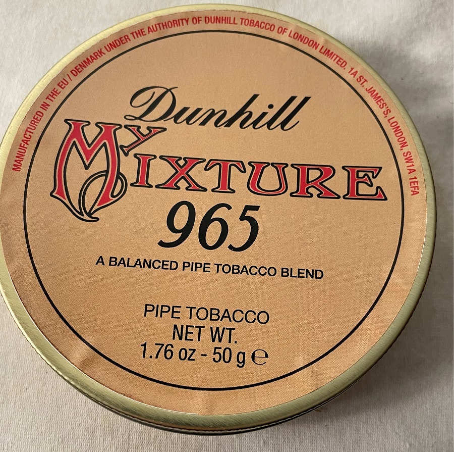 Dunhill My Mixture 965 Vintage Pipe Tobacco Tin